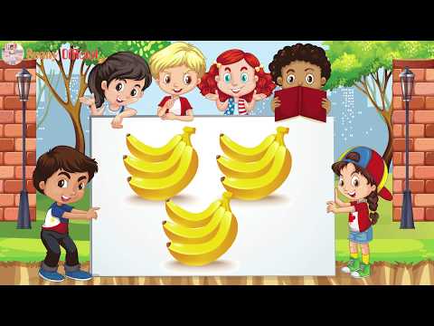 Video Tập đếm số qua các hình ảnh hoa quả và màu sắc... - youtube