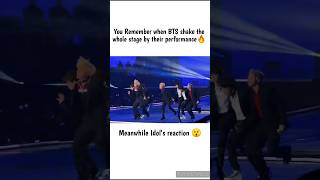 Idol's Reaction😲 when BTS shake the whole stage by their performance🔥