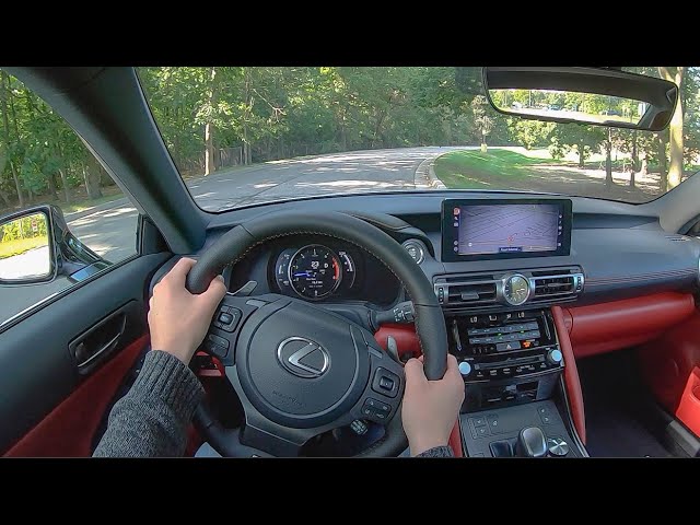 2021 Lexus Is350 F Sport - Pov Test Drive (Binaural Audio) - Youtube