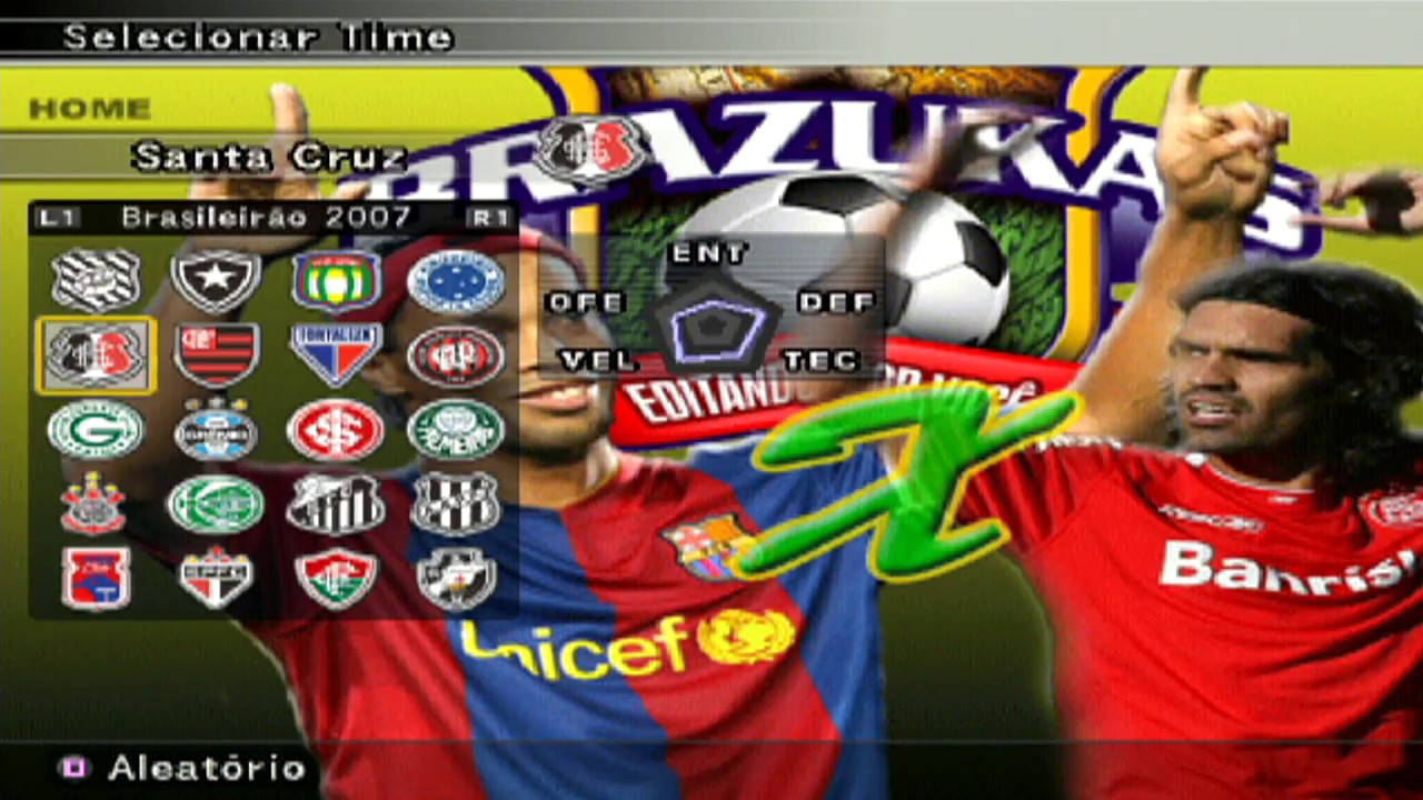 Patch´s playstation 2 tudo e nosso, Winning Eleven 10 Brazukas Mundial de  Clubes 2006