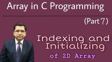 Indexing and Initializing of DDA| Array in C Programming (Part 7) | By Professor Pankaj Gupta | BIIT