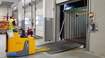 Dock Leveler During Loading