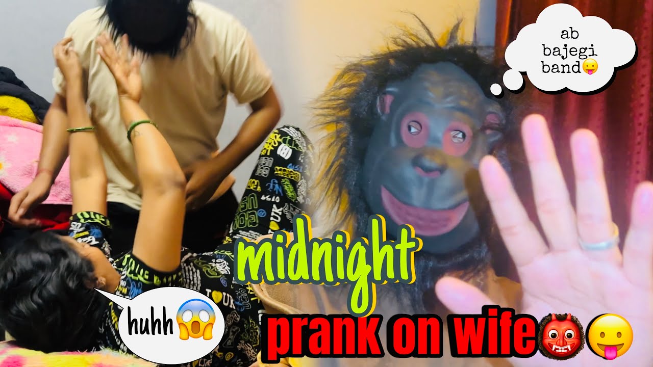 Khushi Ko Adhi Raat Daraya👹😱// Wife Ka Dar Se Bura Haal😳// Angry Reaction 😡// #youtube #viral 