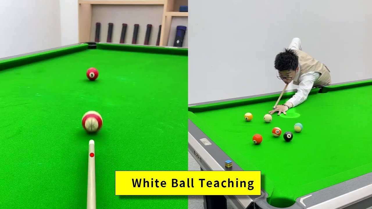 Teaching The Center Point Of Playing Billiards