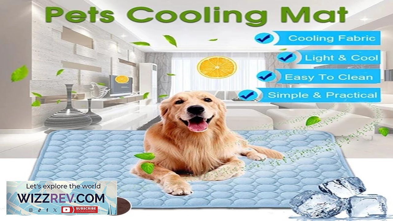 Охлаждающий летний коврик для собак, одеяло для кошек, дышащий диван