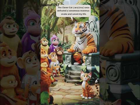 The exploits of the lion's aunt💞شیر کی خالہ کے کارنامے۔ #shortvideo #youtubeshorts #friendsstory