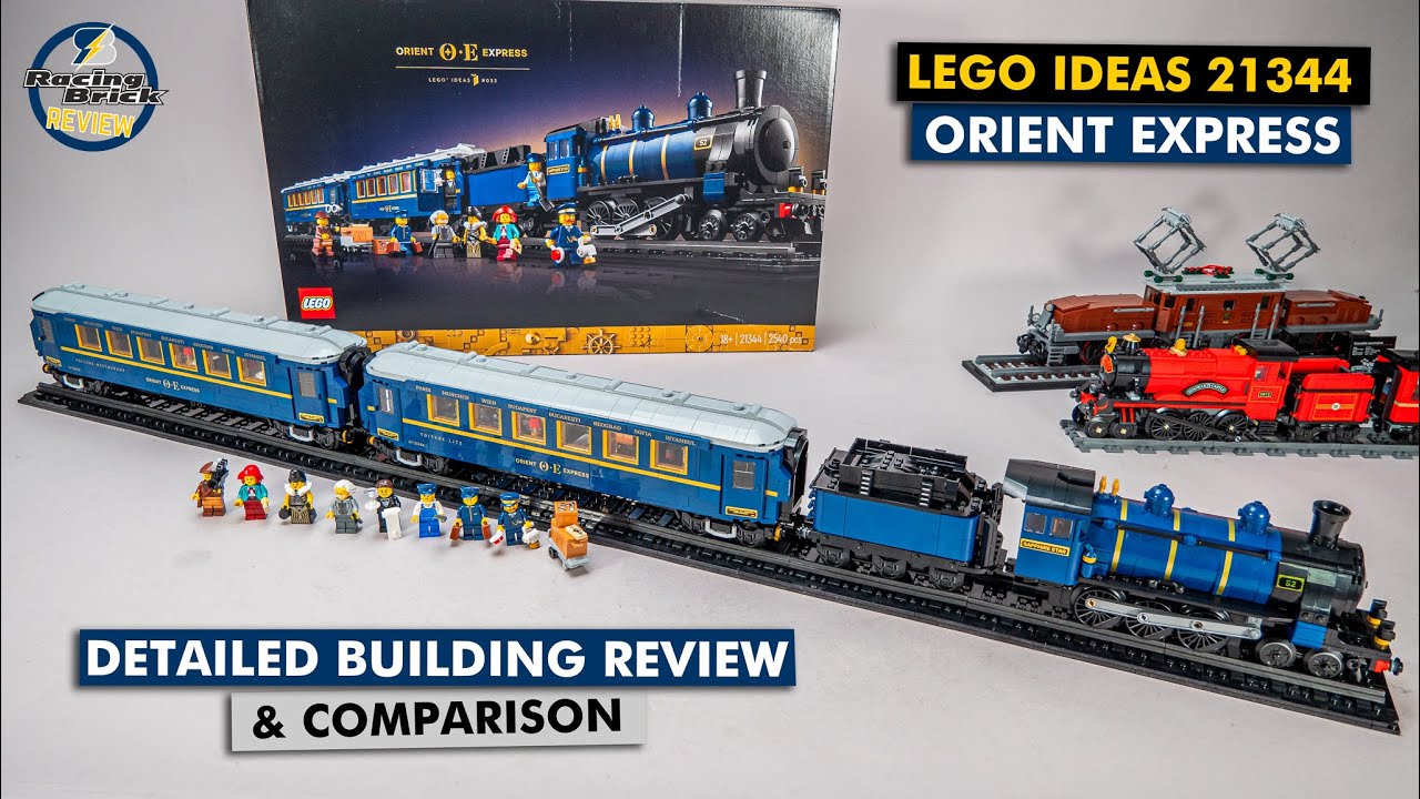 LEGO Ideas 21344 Orient Express detailed building review and comparison 