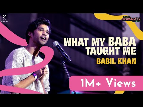 Baba, My Bestest Friend - Babil Khan | Spoken Fest 2022 | Irrfan Khan Birthday Tribute