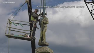 Confederate Monument in Isle of Wight County removed