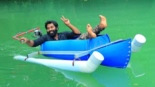 SIMPLE ELECTRIC BOAT MAKING | ഇലക്ട്രിക് ബോട്ട് എളുപ്പത്തിൽ ഉണ്ടാക്കാം M4 TECH |