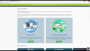 BCM112 Aylien Tutorial