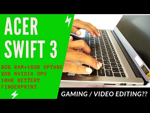 Acer Swift 3 NX.H1NSI.001 Review | Acer swift 3 i5 8GB Ram + 16GB Optane | SF315-52G