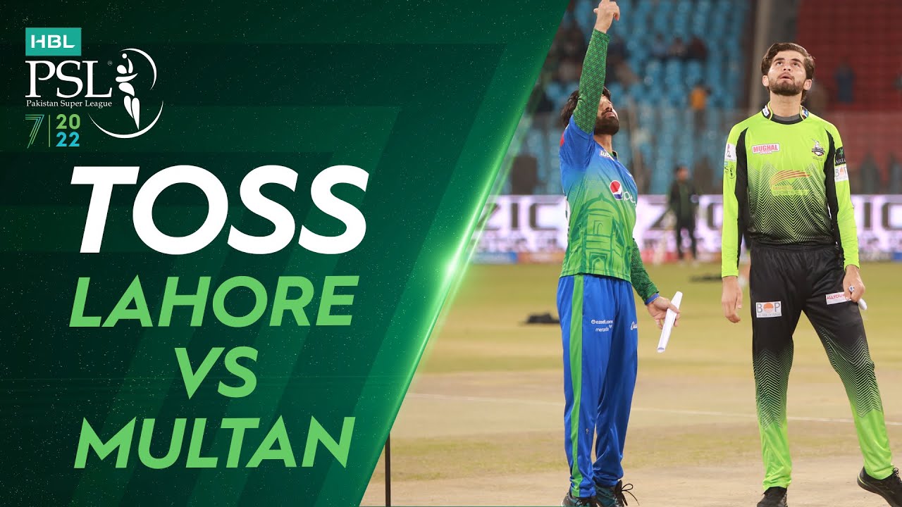 Toss Lahore Qalandars vs Multan Sultans Match 31 HBL PSL 7 ML2T