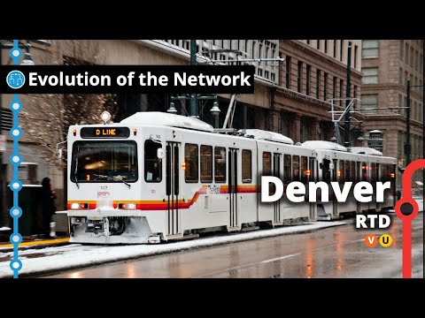 Denver's Light Rail & Commuter Rail Network Evolution