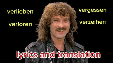 Thumbnail of "Verlieben verloren, vergessen verzeihen" - Wolfgang Petry (lyrics and English translation)