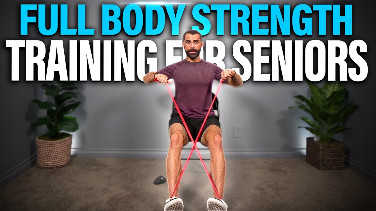 Full Body Strength Workout for Seniors | Bands & Balance Focus - YouTube