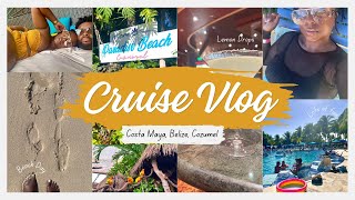 TRAVEL VLOG: Carnival Dream 2024  | Costa Maya, Belize & Cozumel (Is the boat gonna tip over?!?!)