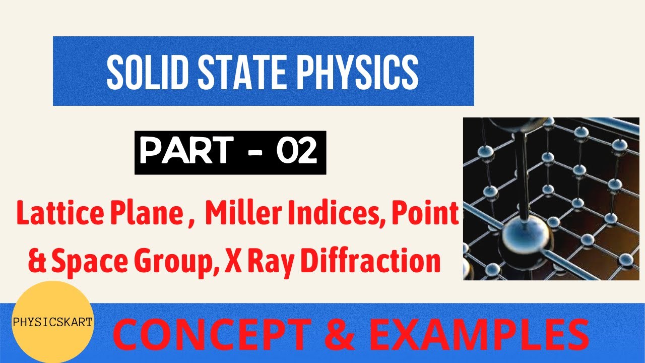 Solid State Physics | Part 02 | B.Sc./B.E./B.TECH. Physics/HIGHER PHYSICS/GRADUATION PHYSICS