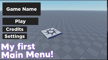 Menu Gui V1 // Roblox Showcase