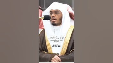 وأوحى ريك الى النحل أن اتخذي من الجبال_تلاوة من سورة النحل_صلاة الفجر 2صفر 1446هـ_الشيخ ياسر الدوسري