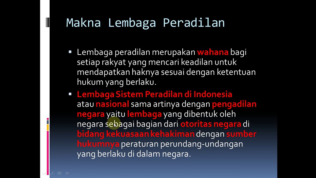 Mencermati Sistem Peradilan Di Indonesia Youtube