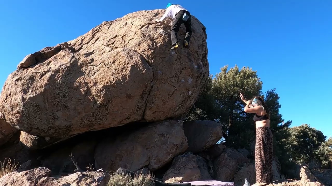 bouldering first ascents near Dresslerville and Gardnerville Ranchos, Nevada