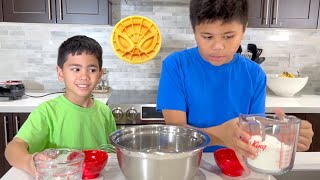 Troy and Izaak Makes Waffles for SpiderMan by TBTFunTV 31,717 views 1 year ago 4 minutes, 4 seconds