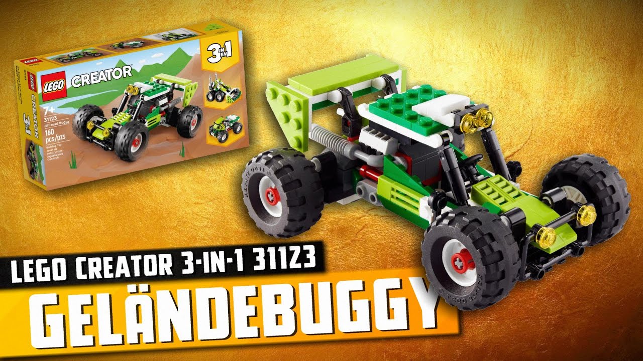 LEGO Creator 3-in-1 31123 - Geländebuggy (2022) | Unboxing & Aufbau ...