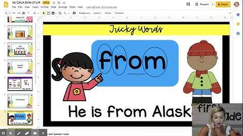 1st CKLA Skills U1 L14.pptx - Google Slides