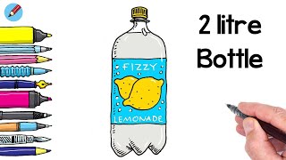 2 Liter Soda Bottle Drawing