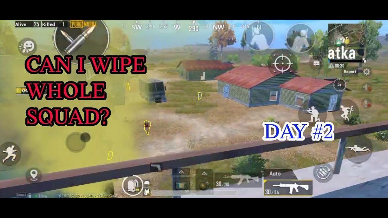 When NOOB tring to play SOLO VS SQUAD | DAY #2 | PUBG MOBILE GAMEPLAY ...