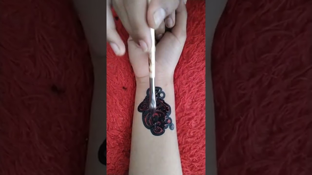 beautiful tattoo sticker design #shorts