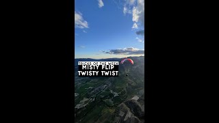 TRICKS OF THE WEEK : MISTY FLIP & TWISTY TWIST - ACRO PARAGLIDING #SHORTS