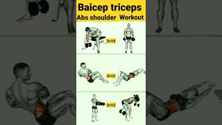 short abs shoulder baicep triceps shortsfeed youtubeshorts workout fitness
