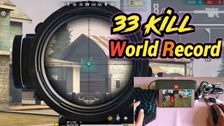 33 kill ranked free fire || keyboard mouse mobile free fire