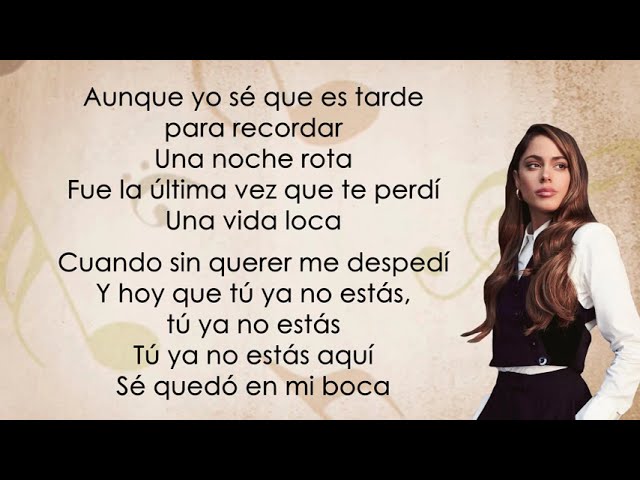 TINI, Alejandro Sanz - Un Beso en Madrid (Letra/Lyrics) class=