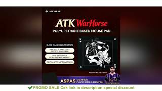 ATK Warhorse Esports Mouse Pad Original Illustration Ultra Fine Fiber Cloth 490x420mm Large Size For