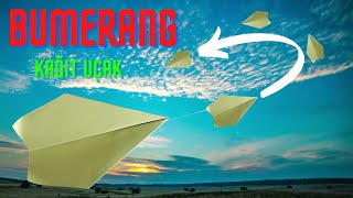 Bumerang Kağıt Uçak Nasıl Yapılır? Kağıttan Uçak Yapımı Enleri