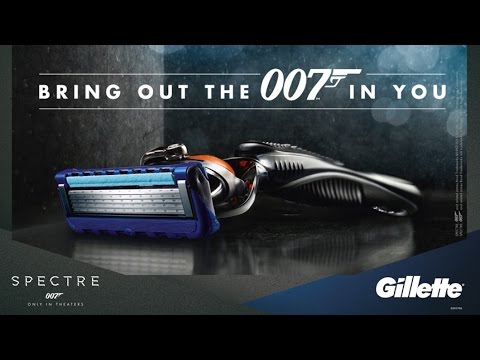 Gillette Spectre Razor Gillette und SPECTRE Bond Moments (German Commercial) - YouTube