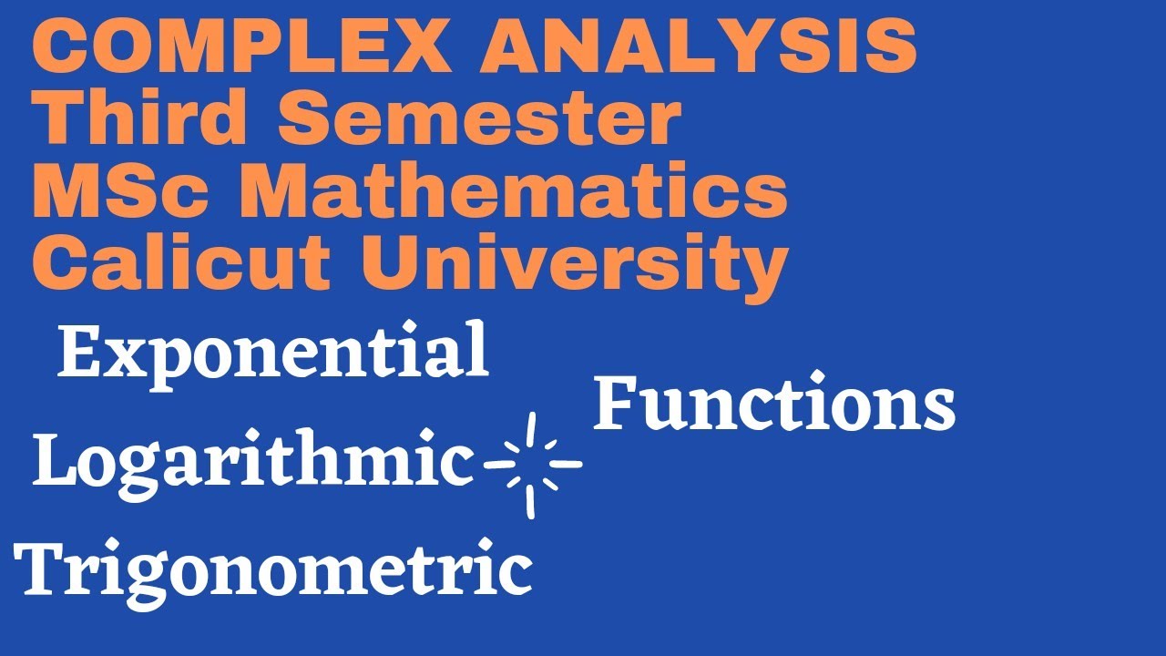 Video 08 exponential and logarithmic functions trigonometric functions