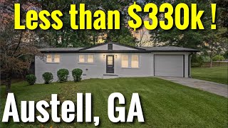 Modern. Affordable. Perfect Location. This Austell Home Has It ALL!