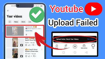 Upload failed. check your videos | YouTube short video upload failed. Upload failed youtube shorts