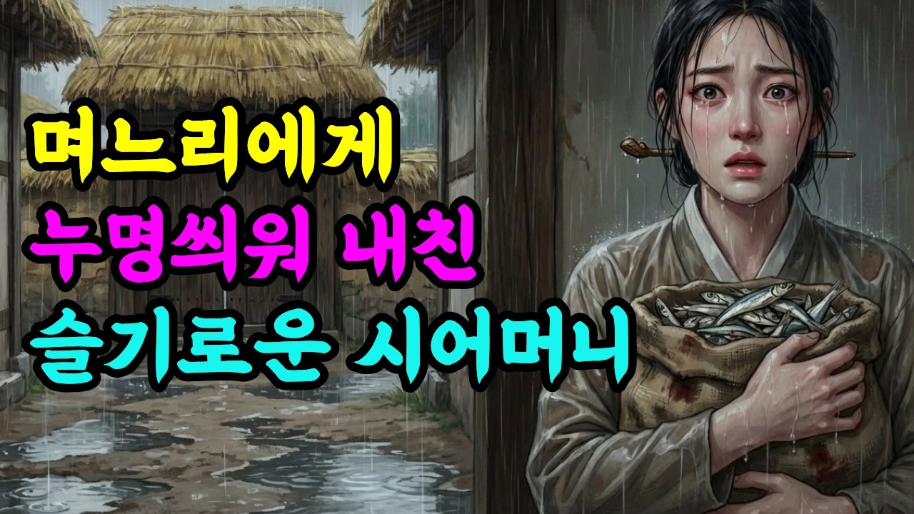 며느리에게 도둑 누명 씌워 내친 슬기롭고 지혜로운 시어머니│야담 │옛날이야기│조선야담│민속이야기│오디오북