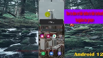 How to show or hide button to hide keyboard Navigation bar gesture in Samsung Galaxy S21 Plus