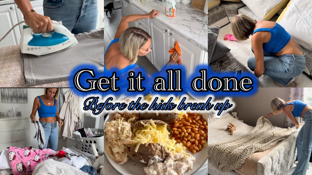 LAST DAY OF SCHOOL GET IT ALL DONE | FULL DAY OF UK HOMEMAKING | UK CLEAN 2025 |