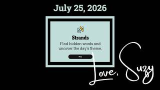 موضوع لعبة Strands لهذا اليوم، 25 يوليو 2026: فساتين وقمصان screenshot 4