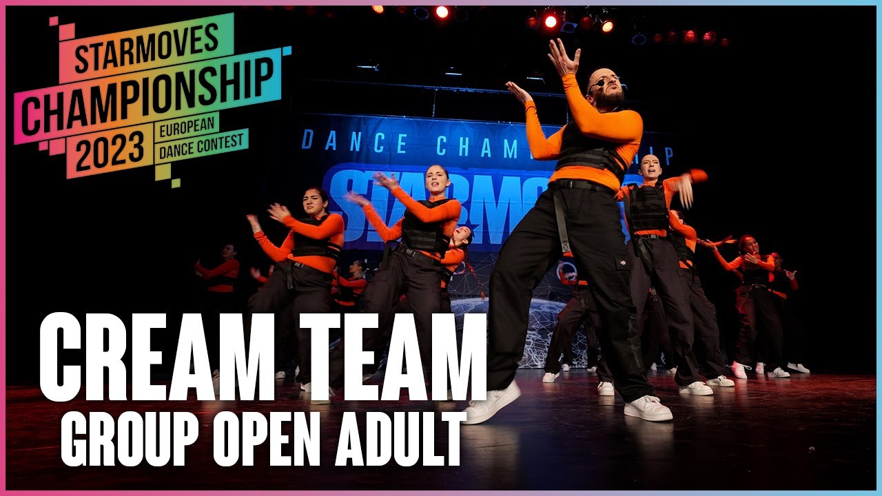 Cream Team 2nd place  GROUP OPEN ADULT  Starmoves Championship 2023