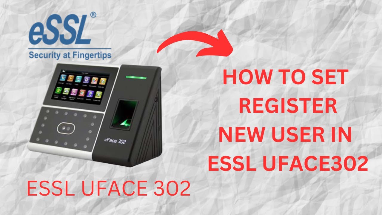 ⁣❤❤HOW TO REGISTER OR DELETE FACE,FINGER,RFID or PASSWORD in ESSL UFACE 302❤❤