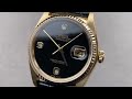 Rolex Datejust Onyx Dial 16018 - Rolex Certified Pre-Owned Watch Review