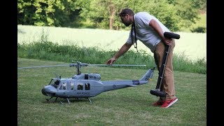 Bell Uh1h Iroquois Huey Scale 16 Vario Helicopter Rc Turbine Model